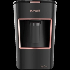 Resim K 3300 Siyah Türk Kahve Makinesi, Pratik ve Şık Kahve Hazırlama Cihazı 