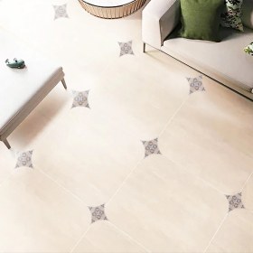 Resim Hangfox Zemin Ve Duvar Dekorasyonu İçin Su Geçirmez Dayanıklı Otomatik Yapışkan Pvc Çini Kenar Sticker 1 Paket 15 Adet, 8x8cm Diğer 