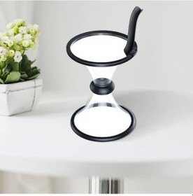 Resim BUFFER® Eğlenceli Huni Şeklinde İlginç Şeffaf Para Biriktirme Kumbarası 