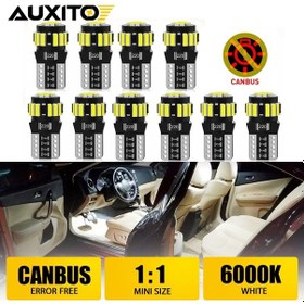 Resim Auxıto 10/8/6/4/2pcs Canbus 194 501 T10 W5w Led Bulb No Error 5w5 Smd 4014 Chip 8pcs T10 Diğerleri 