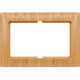 Resim Visage İkili Priz Çerçeve, Akçaağaç 