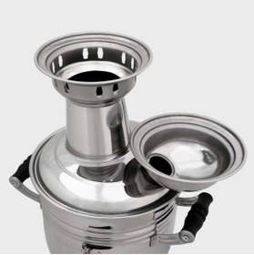 Resim Style Semaver Yep Yeni Turbolu Krom Sözenler / 4,5 Lt Odun Kömürlü 