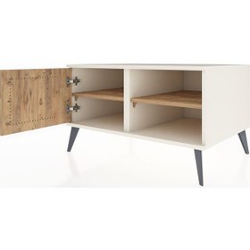 Resim Kronos Şifonyer 2 Raflı Tek Kapaklı 88x59x48 Aytaşı-çam Çam 