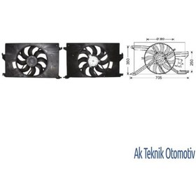 Resim Fan Motoru 12V Vectra C 1.6 1,8 2,2 Signum Cerceve 504625363 