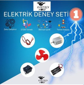 Resim Kutulu, Elektrik Deney Seti - 1 Eğitici Hobi Bilim Seti 