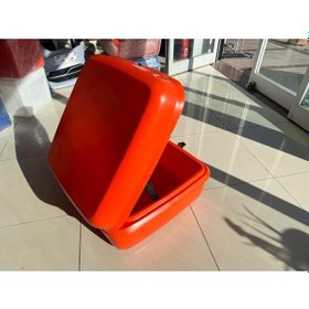 Resim Motosiklet Servis Kurye Çantası Midi Box Turuncu 110 Litre Turuncu 