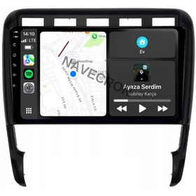 Resim NAVECRON PORSCHE CAYENNE 2003-10 UYUMLU ANDROID MULTİMEDYA GERÇEK 4/64 KABLOSUZ CARPLAY GERİ GÖRÜŞ KAMERALI 