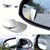 Resim Araba Ekstra Geniş Açılı HD Cam Ayarlanabilir Kör Nokta Aynası Evrensel 