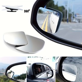 Resim Araba Ekstra Geniş Açılı HD Cam Ayarlanabilir Kör Nokta Aynası Evrensel 