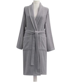 Resim Taç Şalyaka Bornoz L-XL Antrasit 