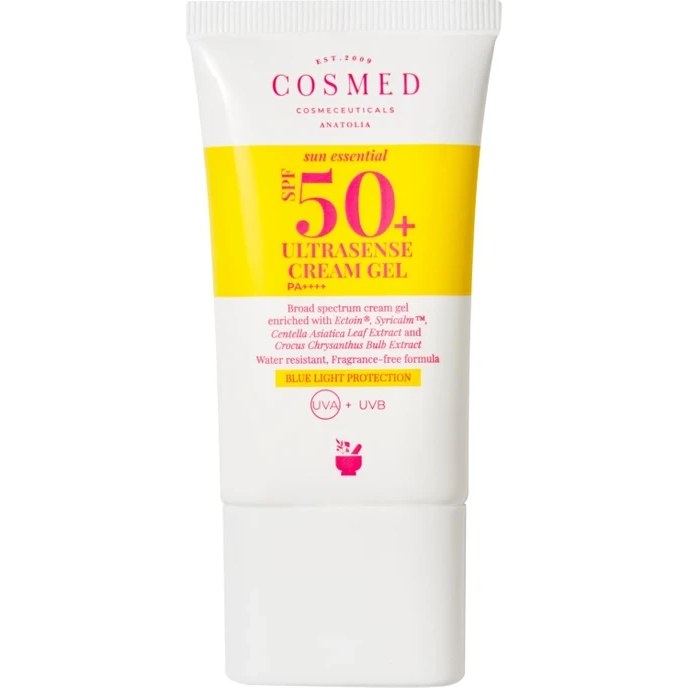 Pratik Ev Hassas ve Kızarıklığa Eğilimli Ciltler Için SPF50+ Yatıştırıcı Güneş Kremi Ultrasense Cream Gel SPF50+ 40 ml Fiyatı ve Özelliklerı - Badem