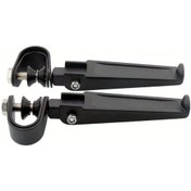 Resim Hightower Siyah 1 İnç 1 1/4 İnç Motorcycle Güvenlik Çubuklu Ayaklık 