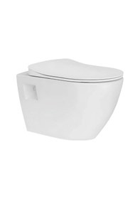 Resim Creavit Terra Rim-off Asma Klozet + Creavit Duck Yavaş Kapanır Kapak 