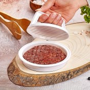Resim 1 adet Burger Presi Çok Fonksiyonlu Et Presi Plastik Hamburger Presi Et Kek Kalıbı Mutfak Araçları El Kitabı 