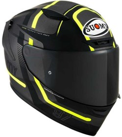 Resim Suomy Track-1 Kask Nınety Seven Gun Metal-Yellow 
