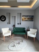Resim Azra Mobilya Azra Aksesuar Deri Ofis Koltuk Takimi Ahşap Mobilya Takımı Balkon Bahçe Mobilyası - Deri 