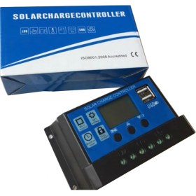 Resim Schulzz Solar Güneş Paneli Akü Şarj Kontrol Regülatörü 12V/24V 10 Amper 