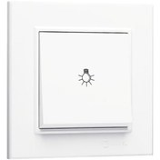 Resim Makel Beyaz Karea Light Modül + Tuş (MAKEL.57001004) 