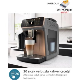 Resim Philips 5500 Seri 20 Çeşit Sıcak & Soğuk Lezzetli Içeçek Premium Lattego Tam Otomatik Espresso Makinesi 