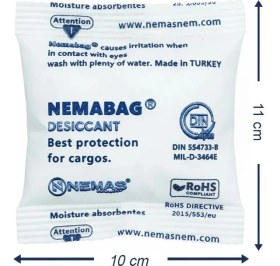 Resim Nemabag 50Gr 100 Adet Nem Alıcı - Rutubet - Küf ve Koku önleyici Paket 50GR (100 Adet) 