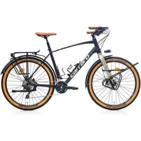 Resim Carraro Cr-T Traıl Erkek Şehir Bisikleti 480H Hd 27.5 Jant 30 Vites Mat Siyah Yeşil Kamuflaj 