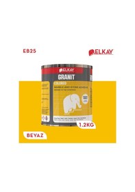 Resim Elkay Eb25 Granit Mermer Ve Taş Yapıştırıcı Beyaz 1200 Gr 