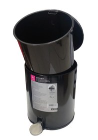 Resim Primanova Cigo Pedallı Çöp Kovası Soft Siyah 6 L Siyah 