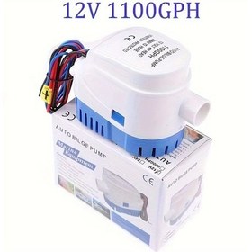 Resim Xuweiwei Autobreeze 12v 1100gph Otomatik Sintine Pompası Rv Deniz Tekne Tatlısu Dolaşım Sistemi 