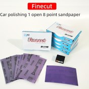 Resim 5 adet KOVAX Zımpara Kağıdı P800 / 1000 / 1200 / 1500 / 2000 Araba Boyası Zımparalama Kağıdı, İnce Tane, Karbon Fiber Malzeme, Zımpara Blokları ile Uyumlu, Otomobil Tamirleri için Dayanıklı ve Hassas Zımparalama 