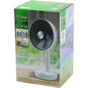 Resim Kiwi KFAN-7618 USB Şarjlı 5 Inç - 13.4cm Masa Üstü Vantilatör 3 Kademe Hız 5 Pls.kanat Ayarlı YÜKSEKLİK:20-28CM (5256) 