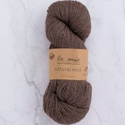 Resim La Mia Natural Wool Koyu Kahverengi El Örgü İpi - H6 - 33603 