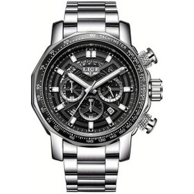 Resim Fochsia Lıge Genç Erkek Gümüş Kreatif Saati, Tarih Alarm Kronograf, Spor Klasik Diğer 