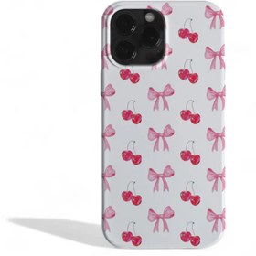 Resim Cherry and Ribbon White Case 