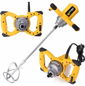 Resim Sturdy Power Tools 1400 Watt Kademe Hız Ayarı Boya ve Harç Mikseri Karıştırıcı 