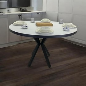 Resim Yuvarlak Yemek Masası (100 CM ÇAP) 