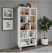 Resim Merlin Mobilya Pera 10 Bölmeli 5 Raflı Kitaplık 