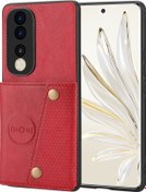 Resim Honor 90 Çift Toka Kart Yuvaları Manyetik Telefon Kılıfı İçin 