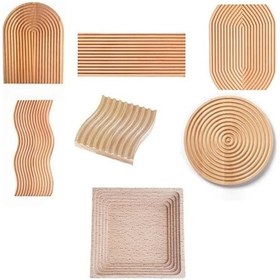 Resim Novahub Büyük Ahşap Tepsi - Eliptik Fotoğraf Çekim Aksesuarları 