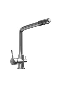 Resim Real Stone BT001 Abant Arıtmalı Kuğu Evye Bataryası Krom 