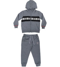 Resim Beşiktaş Lisanslı Çocuk Kapüşonlu Eşofman Takımı Kişiye Özel Kutu 001 