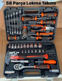 Resim Melzohome 58 Parça Siyah takım çantası 