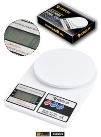 Resim Assur Asr8074 Dijital Mutfak Terazisi 1 Gr 10 Kg Hassas Ölçüm Tartı Hassas Terazi Beyaz 