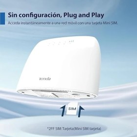 Resim 4G03 Wi-Fi Router 4g Lte 300 Mbps, 2.4 Ghz Kablosuz Bant, Ebeveyn Kontrolü, Veri Trafiği Izleme, Lan/wan Portu, Sım Kart Yuvalı, 32 Cihaza Kadar Wi-Fi Erişimi 