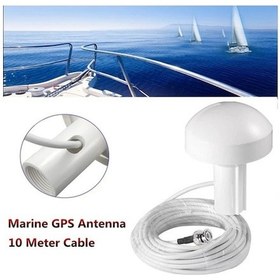 Resim Didadodo Gemi Gps Aktif Deniz Navigasyon Anteni 10m Bnc Erkek Fiş Konnektörü, Daha Güçlü Model 