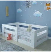 Resim Herseycik Ninnimo Montessori Mdf Karyolası Y19 70X130 Beyaz 