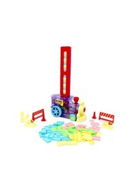 Resim Pilli Domino Yerleştiren Tren - Domino Treni - Train 