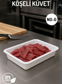 Resim Nandy Home Köşeli Küvet No:0 – Kafe & Restoran Tipi Gıda Saklama ve Hazırlık Kabı 