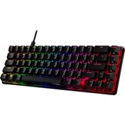 Resim HyperX Alloy Origins 65 Aqua Pbt Mekanik Oyuncu Klavye Us 