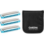 Resim Cascha HH2345 Ocean Rock 3'lü Paket Mızıka Seti (Do Majör-Sol Majör-La Majör) 