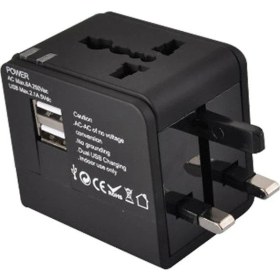 Resim Guangdong Spirit Çok Fonksiyonlu 2.1A 2ub Seyahat Adaptörü Evrensel USB Şarj Cihazı Açık Seyahat Akıllı Cep Telefonu Şarj Cihazı Adaptörü Priz 
